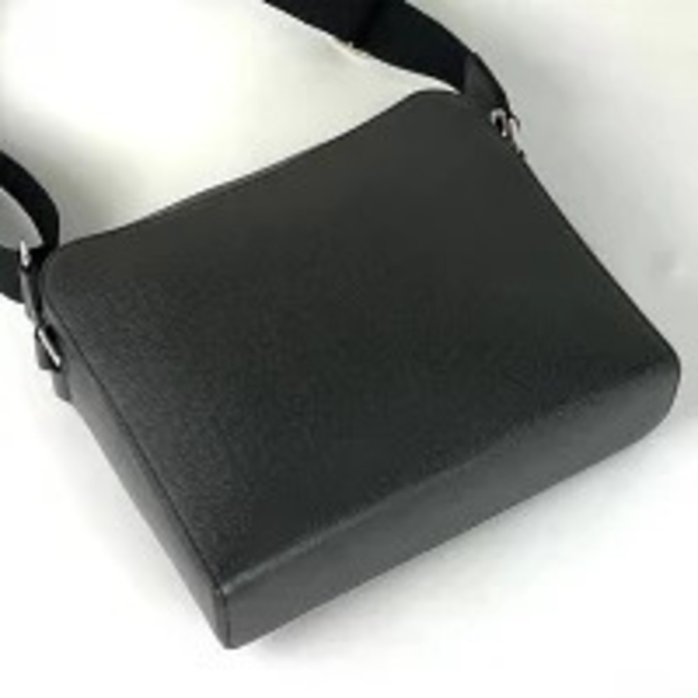 Louis Vuitton Bag Ardoise Leather Crossbody Messenger Taiga Anton Shoulder Black